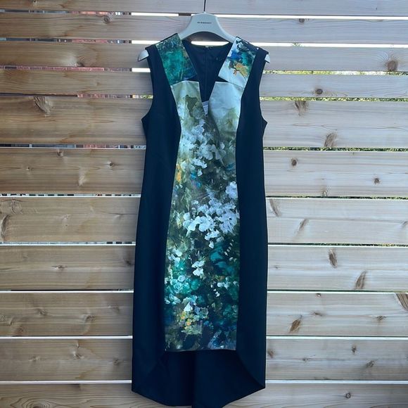 🌟 Black Halo Sz 12 Cocktail Dress 🌟 - Picture 2 of 12